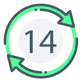 14 zile drept de retur